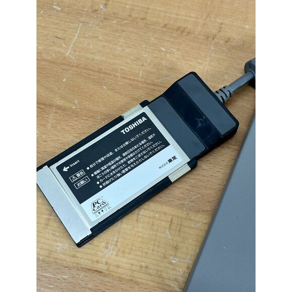 Toshiba PC Card Floppy Disk Drive Kit PA2612U Vintage Laptop Computer - Picture 3 of 9